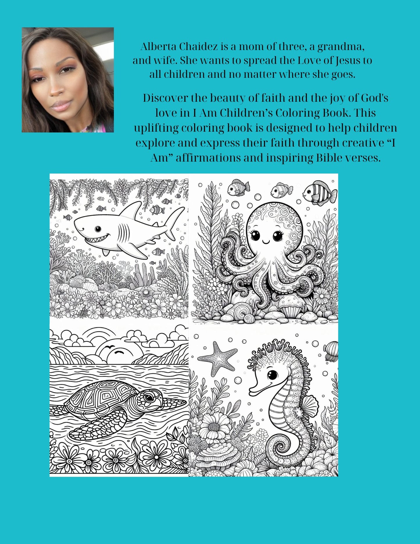 I Am Children's Coloring Book Part 1